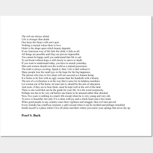 Pearl S. Buck Quotes Posters and Art